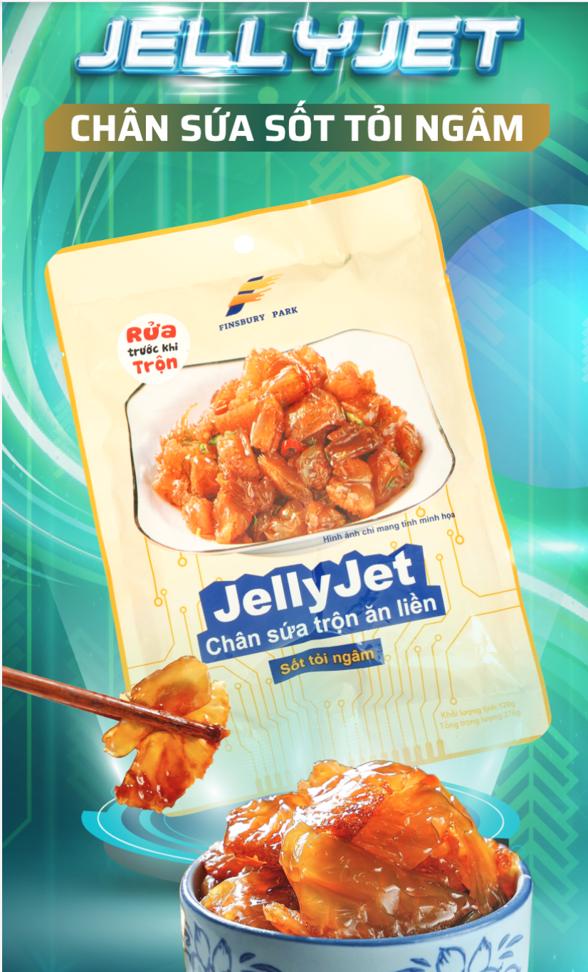 JellyJet – Chân Sứa Trộn Sốt Tỏi Ngâm
