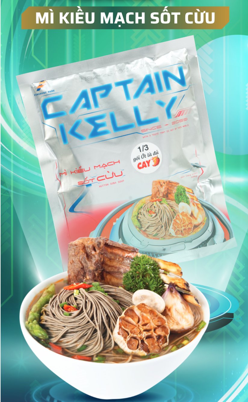 Mì kiều mạch sốt cừu Captain Kelly
