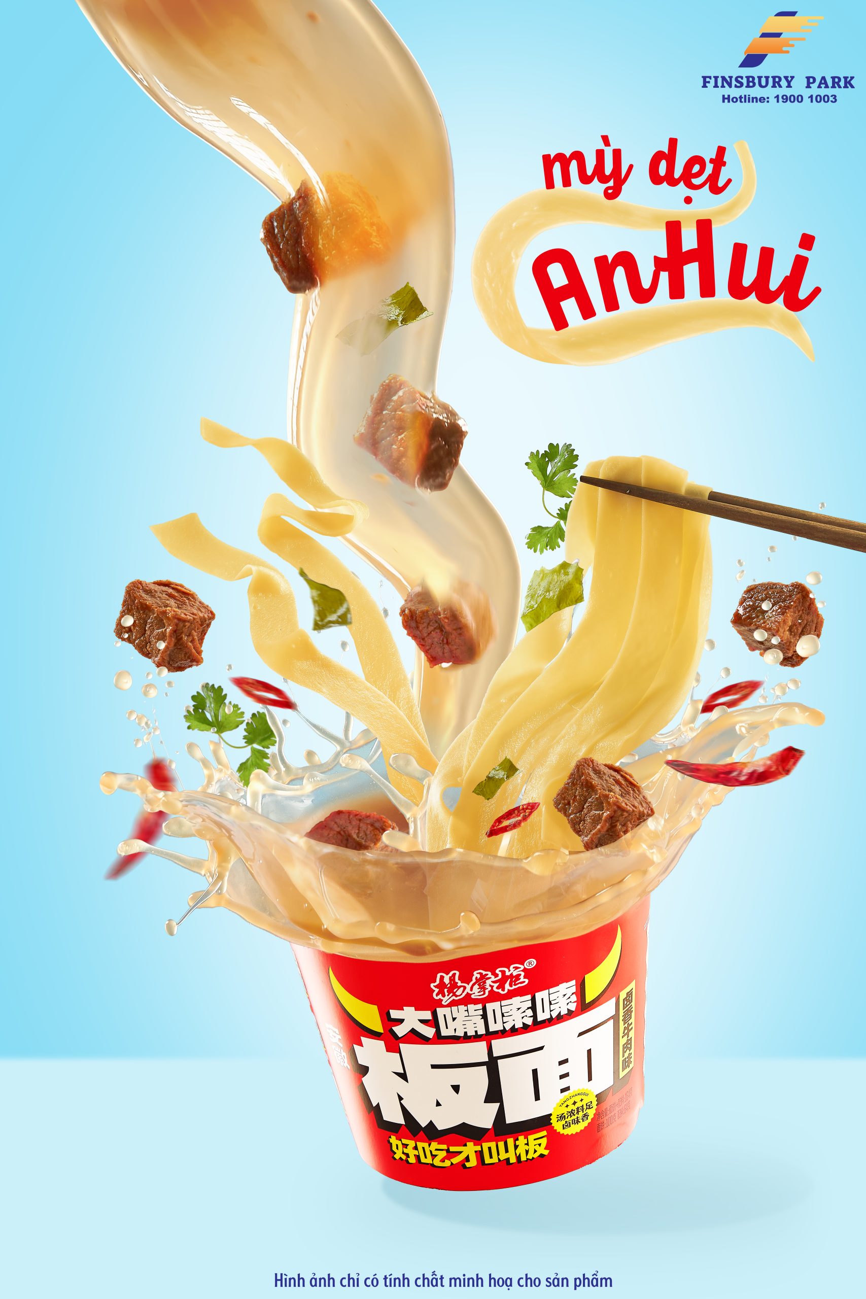 Mì dẹt AnHui vị bò hầm